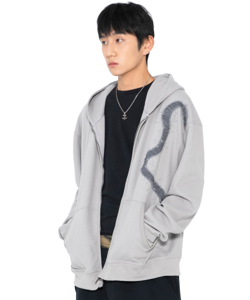 XTT151 капюшон молния (GRAY)