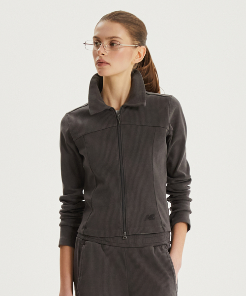 NBMDG2W312 / WOMEN воротник молния (DARK GRAY)