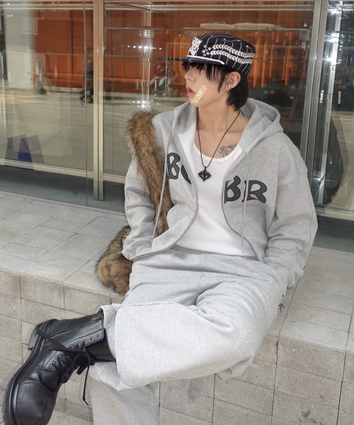 BGBB Zip-Up Hoodie (Gray)