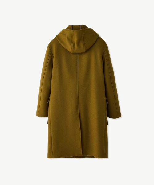 DIEMS капюшон WOOL пальто_темный желтый()_LCTVD64OSY