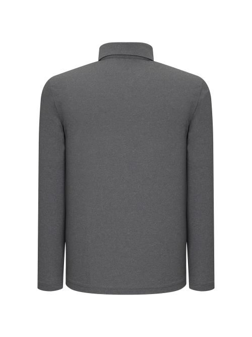 BOOST_длинный рукав теерубашка_Melange GREY