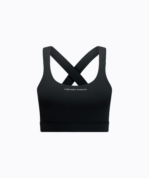 Спортивный бюстгальтер Athlete Logo Standard (Black/White)