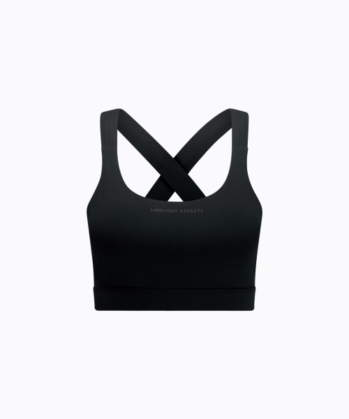 Спортивный бра Athlete Logo Standard (Black/Gray)