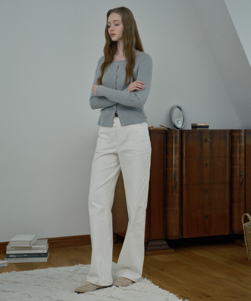 [W]Halterneck без рукавов кардиган layeкрасный knitwear - 2color