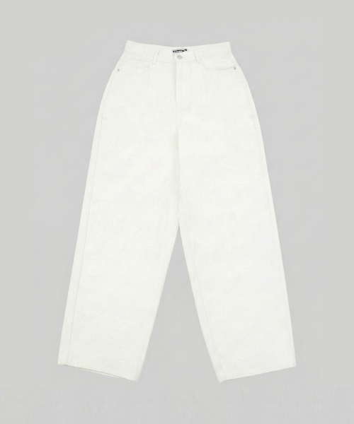 Свободные широкие хлопковые брюки White