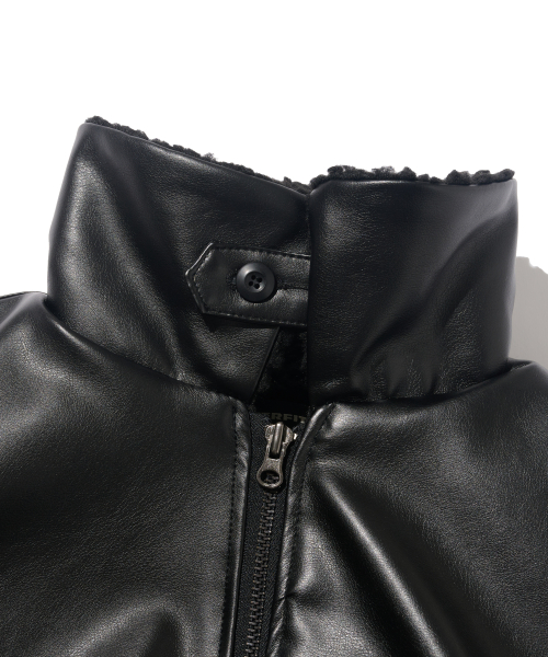 Дубленка оверсайз shearing street (Black)