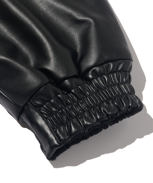 Дубленка оверсайз shearing street (Black)