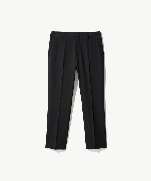 Брюки на флисе Black (прямой крой)_SPAXA01CSB
