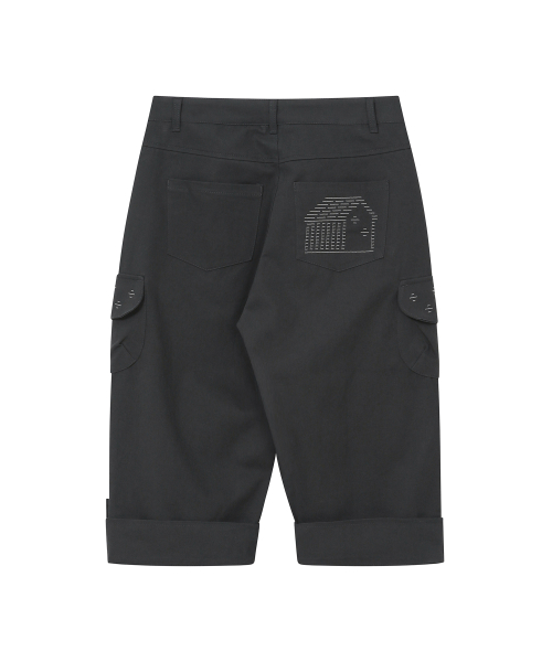 Брюки-капри House Pocket [Charcoal]