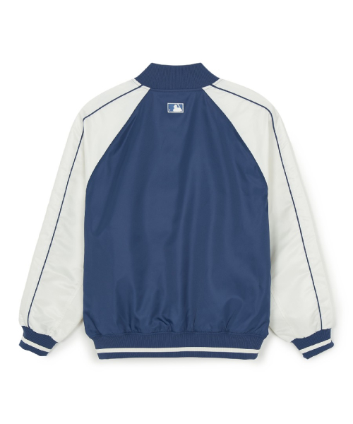 Нейлоновый бомбер с курсивом NYM (L.Navy)