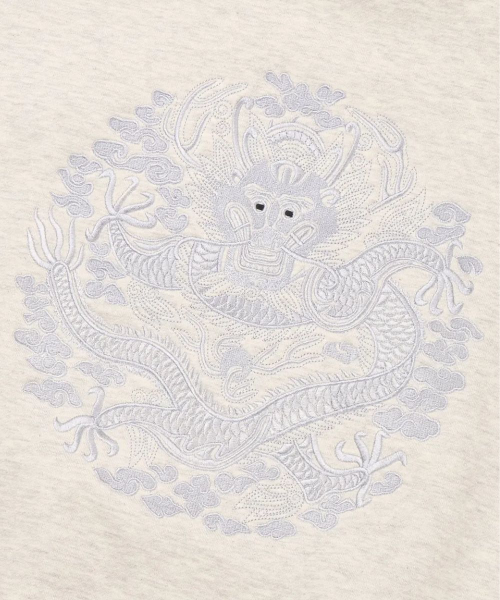 (На флисе) Худи Traditional embroidery (Oatmeal)