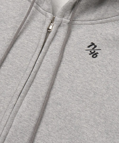 (С начесом) Vintage Dragon Hoodie Zip-up (Gray)