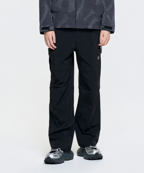 Карго-брюки Cotton Touch с разрезами широкие NY (Black)