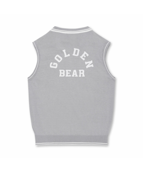 (M) V Neck Jacquard Logo Жилет G4WAM26101GYX