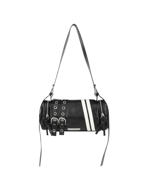 LINE BUCKLE CYLINDER BAG ЧЁРНЫЙ