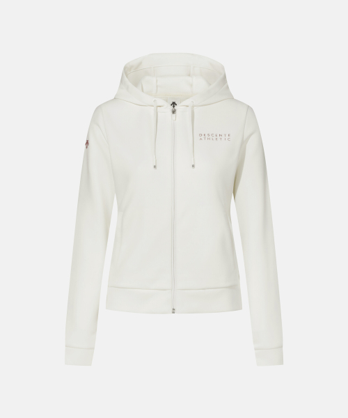 Женская хлопковая худи на молнии Cream SR122PFT12
