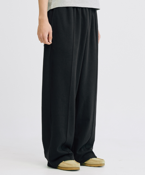Спортивные штаны с D-образным кольцом и защипами (Black)