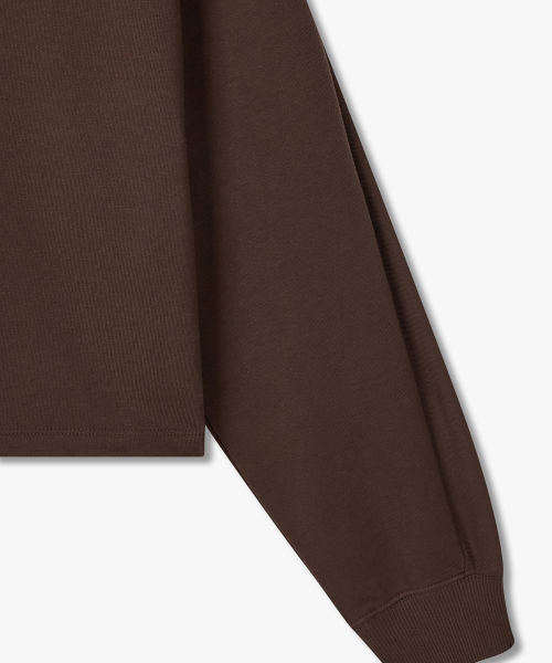 Свитшот с утяжкой по низу brown 7215340802