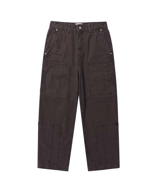 Asym Vintage Cargo Pants (Washed Purple)