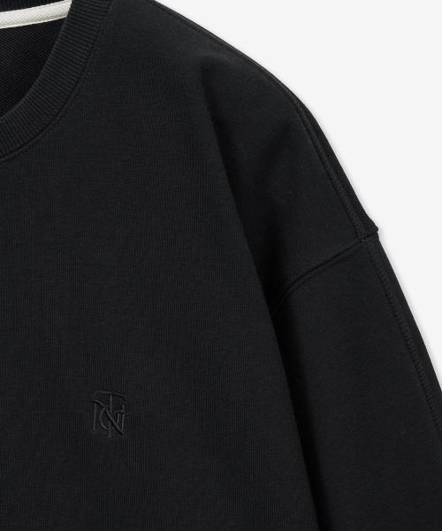 Embroidery Logo Sweatshirt (Black) TNTS6E100BK