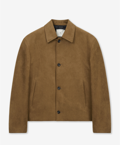 W Faux Suede Short Jacket (Camel Brown) TNJU6E102CM