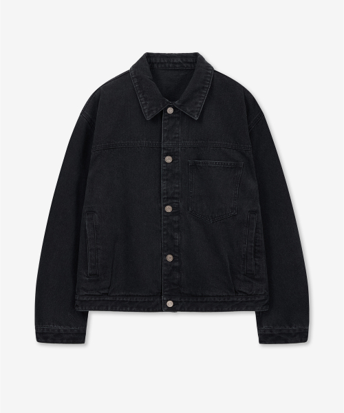 Type-1 Denim Jacket (Black) TNJU6E105BK