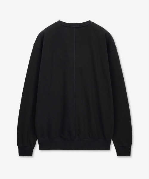 W Embroidery Logo Sweatshirt (Black) TNTS6E100BK