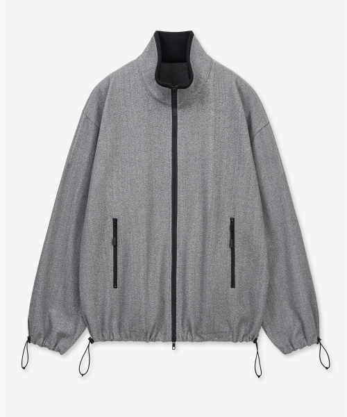 W Oversize Fleece Jumper (Grey) TNJU6E109G2