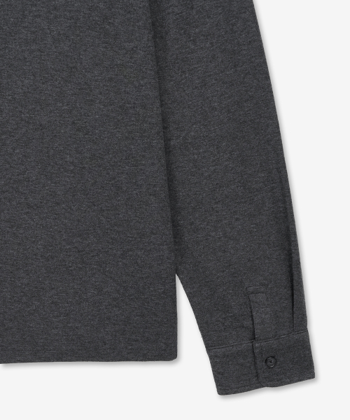 Wool Blend Jersey Long Sleeves (Dark Grey) TNTS6E102CG