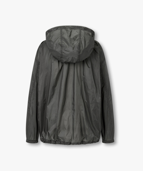 Нейлоновый анорак на завязках_Dark Grey_7215320601