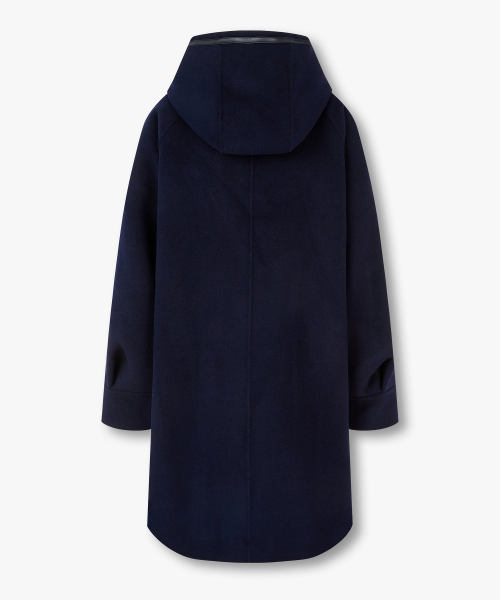 Шерстяное худи-пальто с пряжкой_dark navy_7225416701