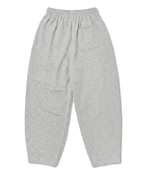 Свободные спортивные брюки на завязках MQ6PU191_MELANGE GREY