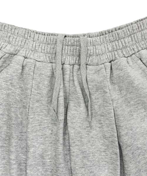 Свободные спортивные брюки на завязках MQ6PU191_MELANGE GREY
