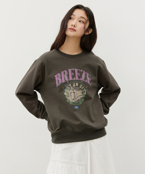 Свитшот Circle Breeze_CHARCOAL
