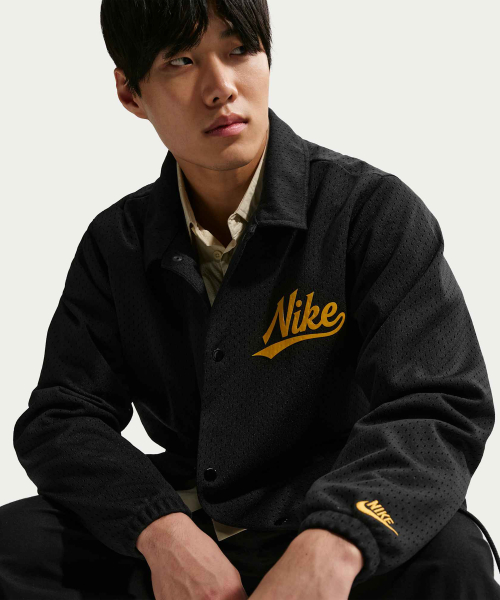 Sportswear Club Coach куртка M — Black:Saffron Quartz / II4378-010