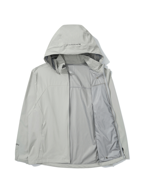 Лёгкая куртка FLYHIKE 3L ветрозащитная SHIMMER GREY