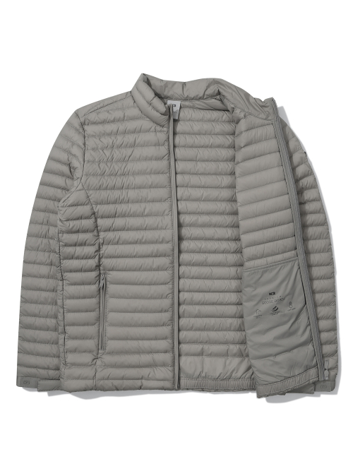 Гусиный пуховик Signature NUEVO_OATMEAL GREY