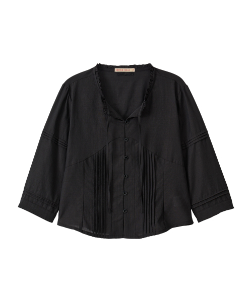 Блузка Ella Pintuck, Black