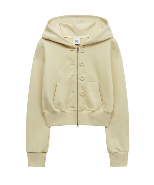 bt hood zip up (yellow)