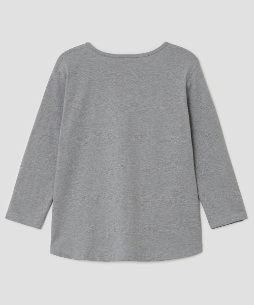 Button Cuff Curved Top [Gray]