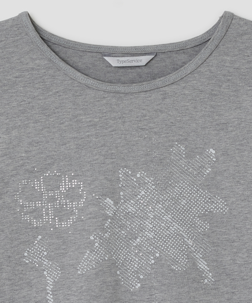 Button Cuff Curved Top [Gray]
