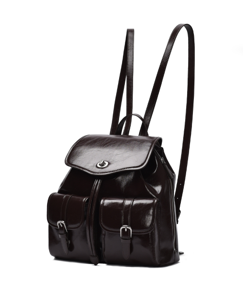 Vina Backpack Purple Brown