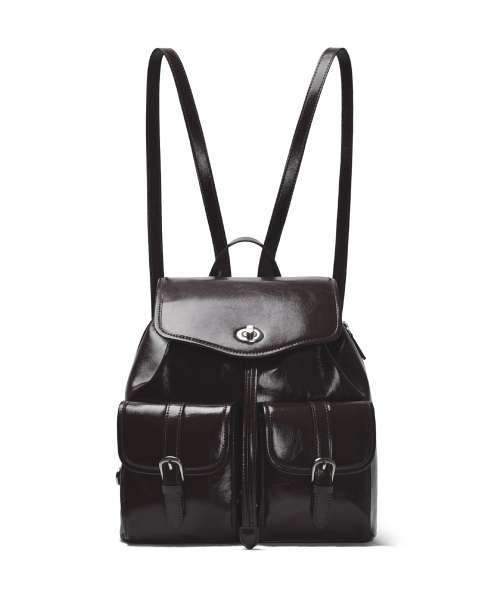 Vina Backpack Purple Brown
