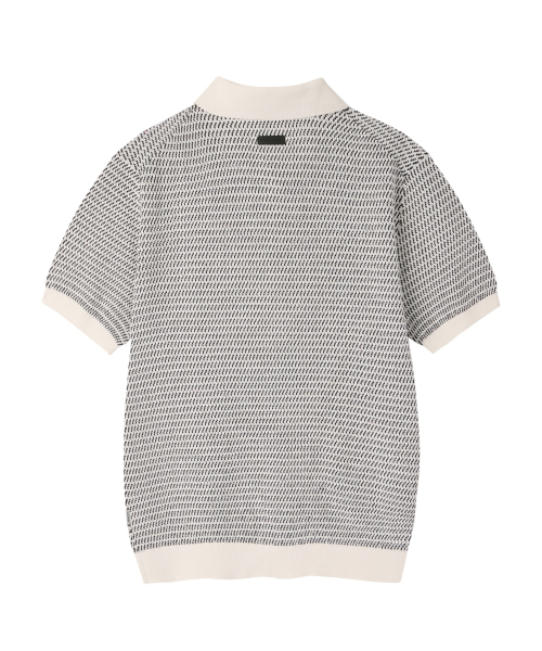 COLLAR SWEATER - O/WHITE (P262MKT130)