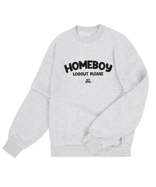 Свитшот с начесом HOMEBOY SWEATSHIRTS (MELANGE)