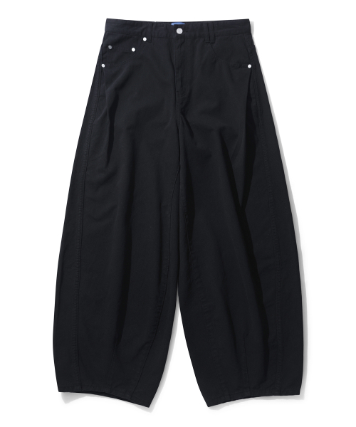 Barrel Wide Leg Pants DCPT071Black