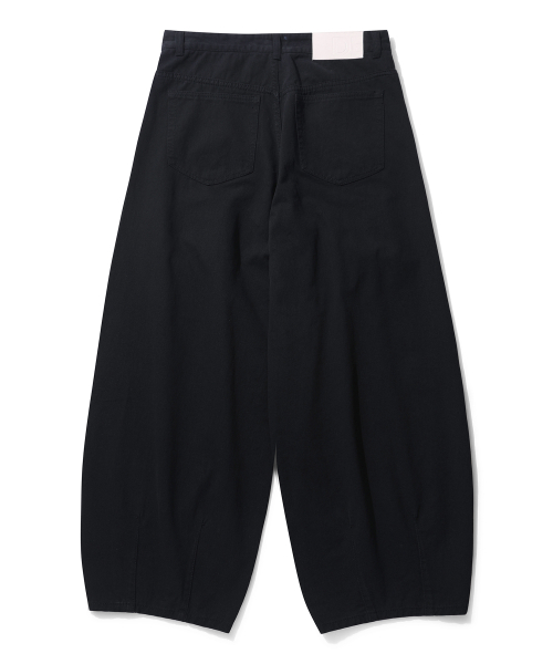 Barrel Wide Leg Pants DCPT071Black