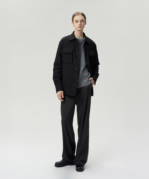 UNISEX PADDED SHIRT JACKET