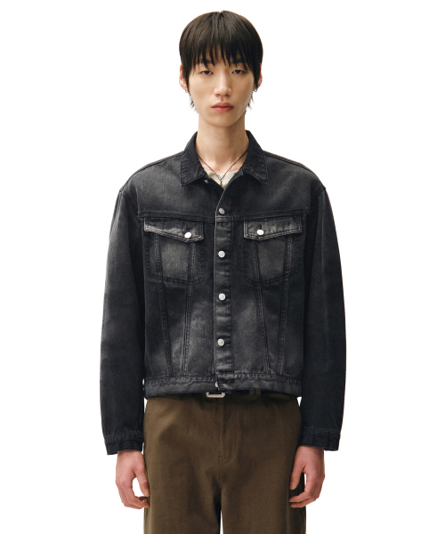 Denim Trucker Jacket DCJK004Black