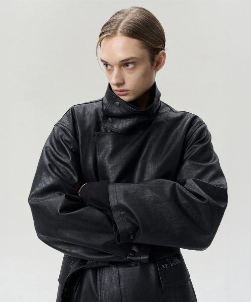 FUNNEL NECK QUILTED JACKET
